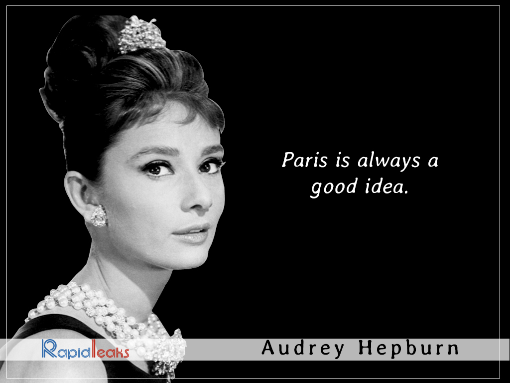 Audrey Hepburn Quotes Elegance for kids