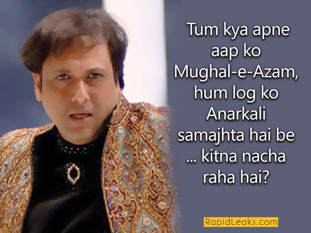 Best Govinda Dialogues