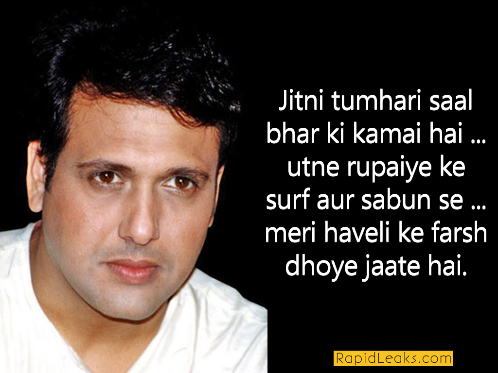 Funny Dialogues Govinda