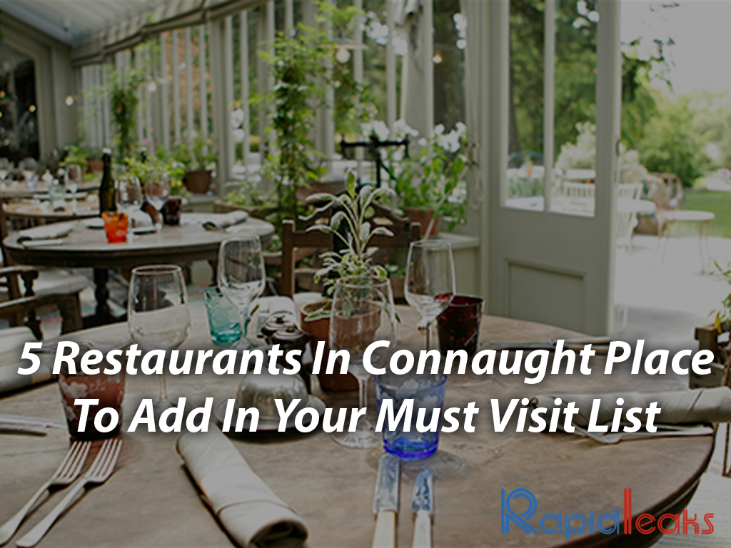 Restaurants In Connaught Place