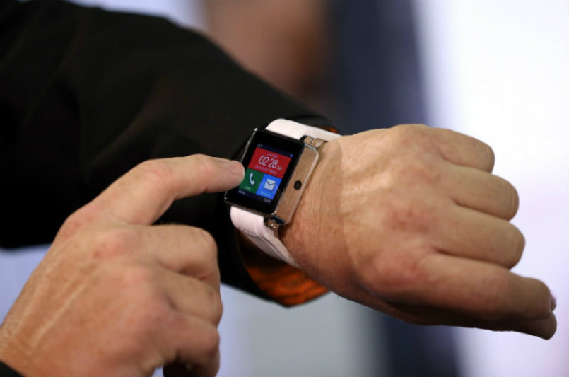 Smartwatch With Two Touch Screens.