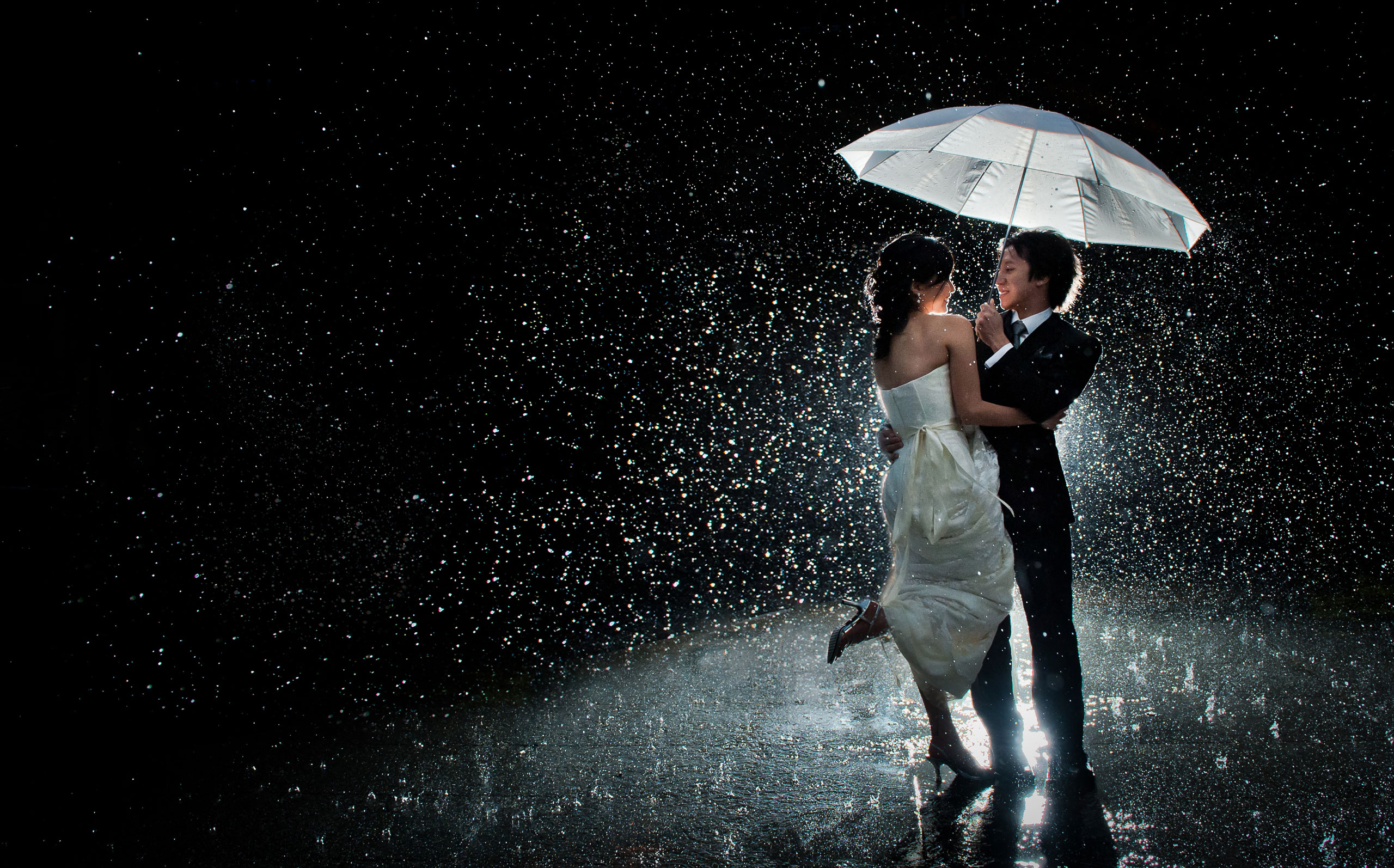 Dancing in the rain should be timed