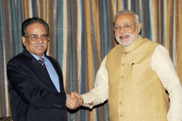 Prachanda and narendra modi