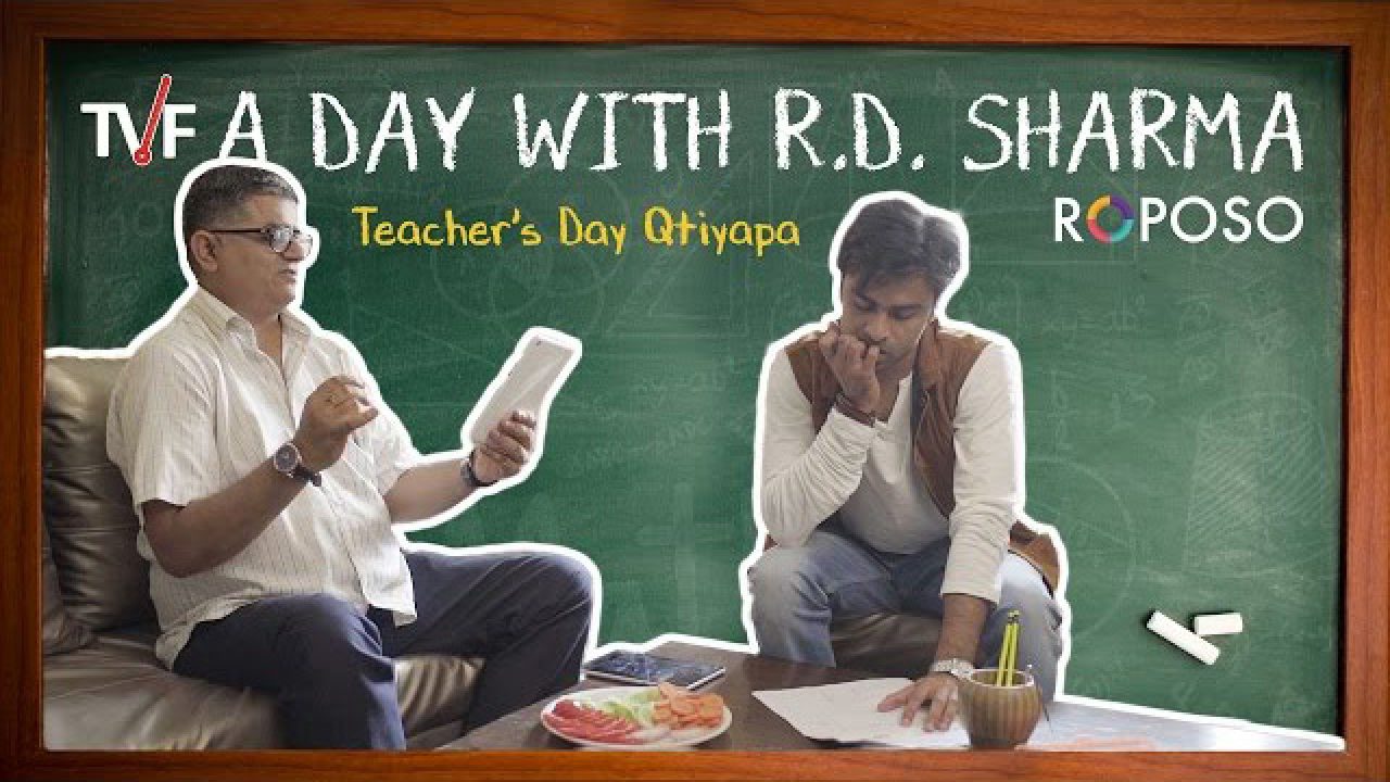 TVF's New Video Features R. D. Sharma And It Is The Funniest Thing To See  On Teacher's Day!!