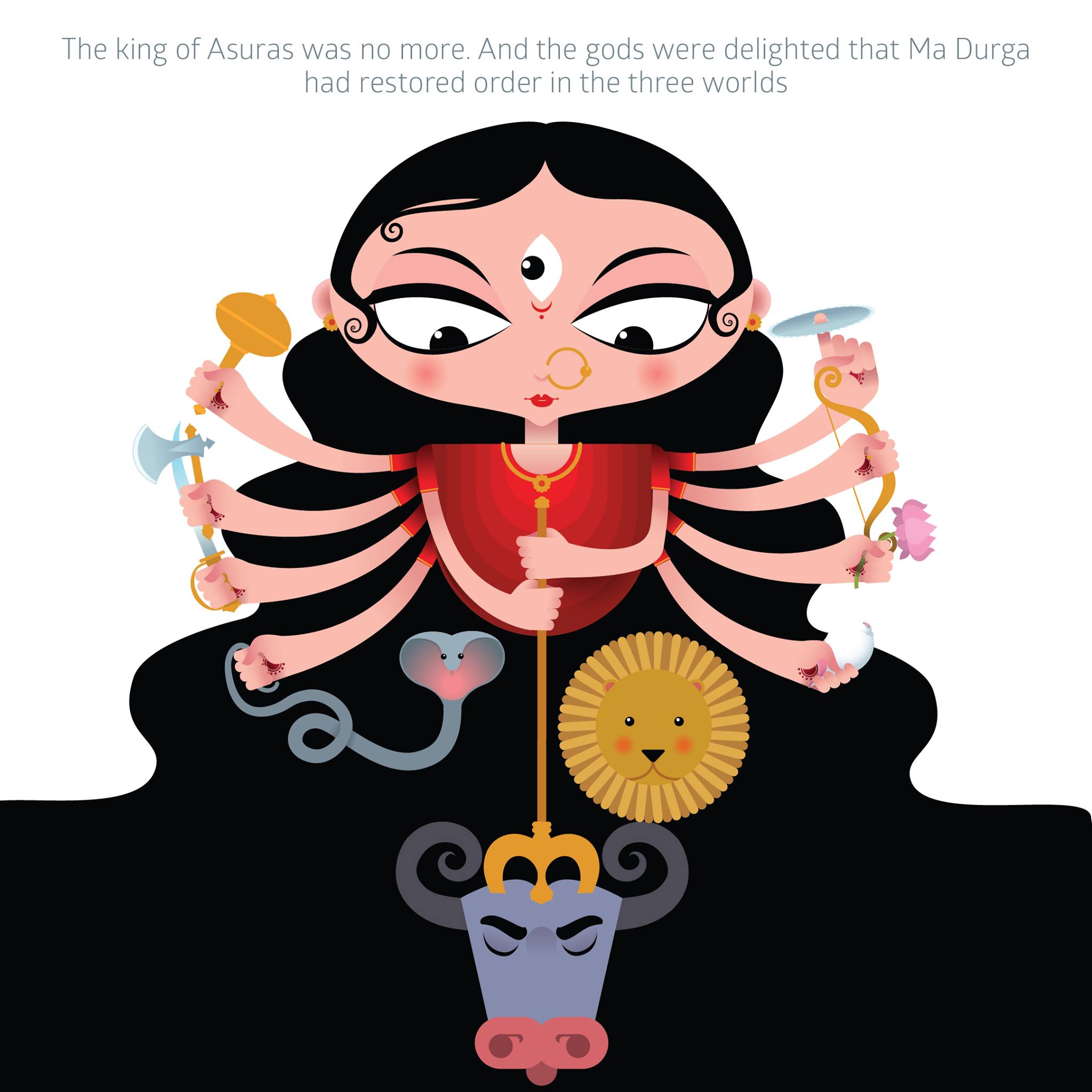 Durga And Mahishasur 22