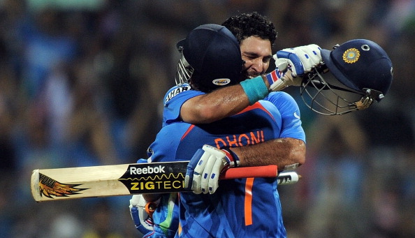 Yuvraj Singh and MS Dhoni