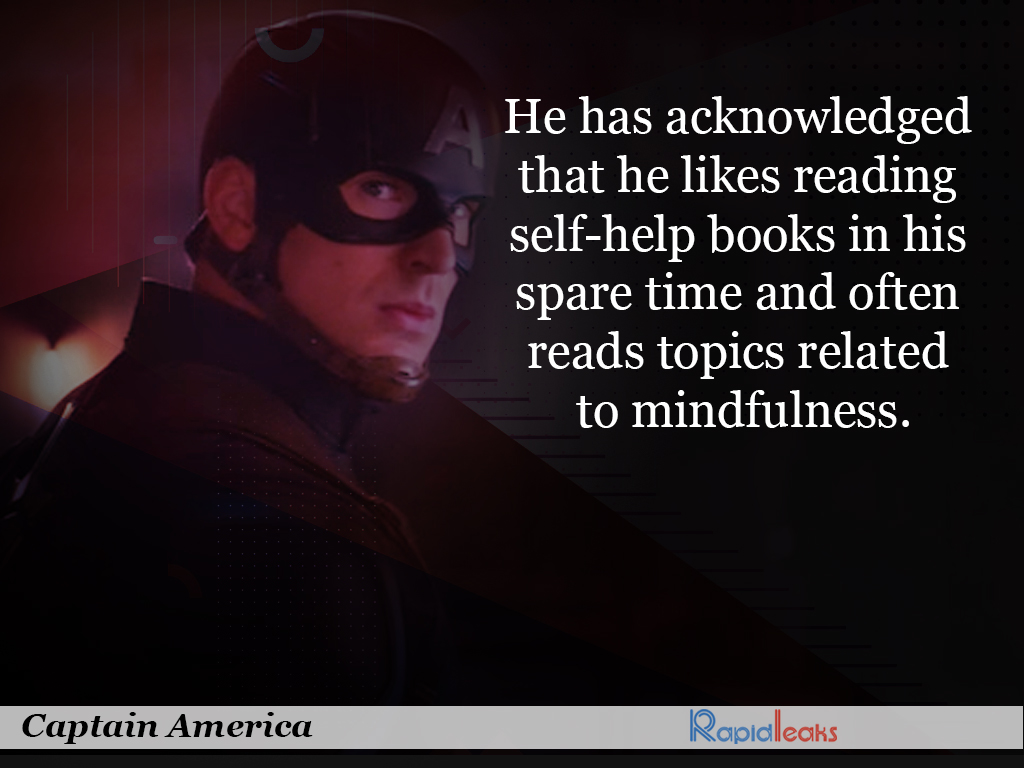 Chris Evans Facts 8