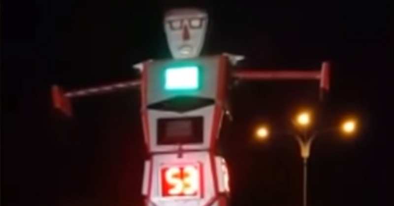 Robot Controlled Traffic In Indore