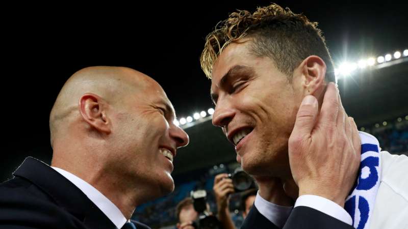 Zidane and Ronaldo