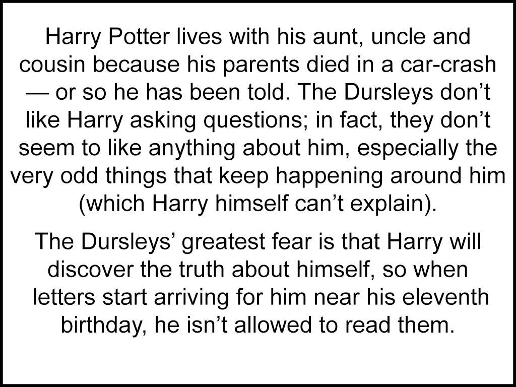 harry potter 1 summary book