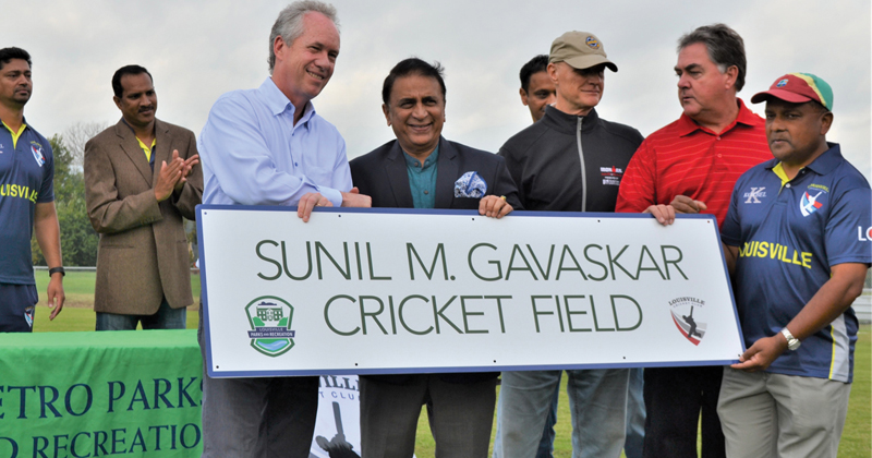 Sunil Gavaskar Cricket Field