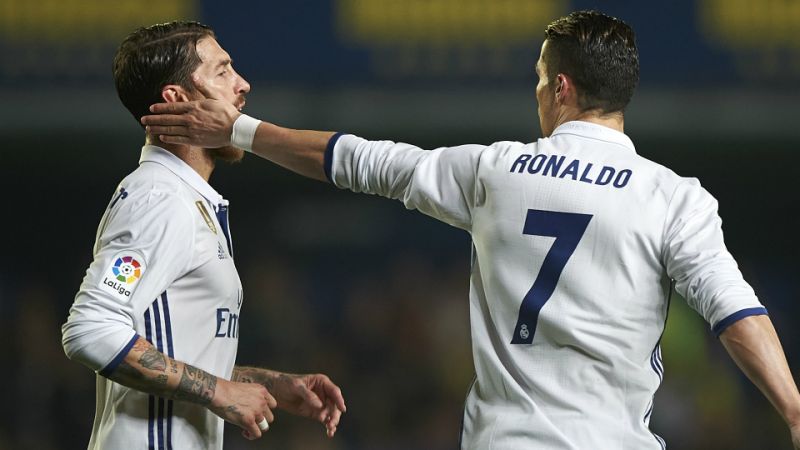 Cristiano Ronaldo And Sergio Ramos
