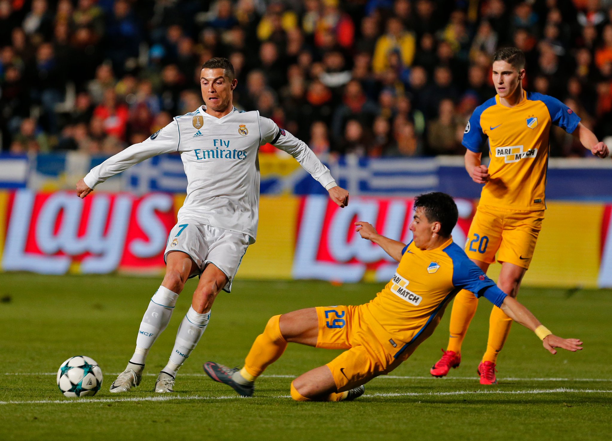 Watch Cristiano Ronaldo Scores A RecordBreaking Brace Against APOEL