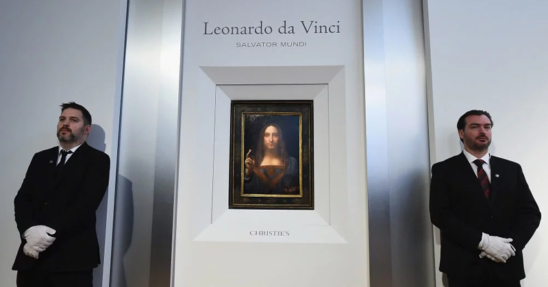 Leonardo Da Vinci's Salvator Mundi (Christ Painting) Sold For $450M. Smashed All The Records!