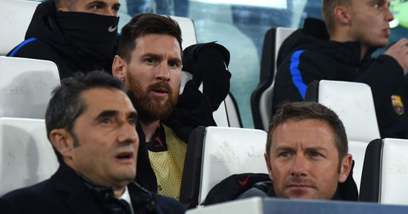 Lionel Messi Benched Against Juventus