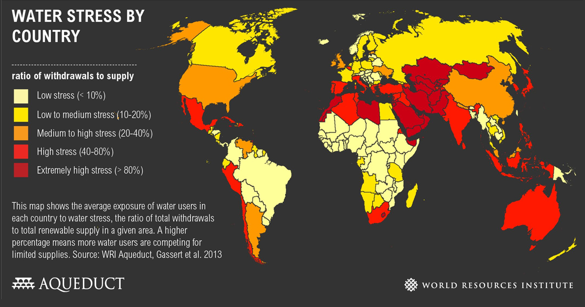 Top 5 Countries Responsible For Consuming Most of World's Water