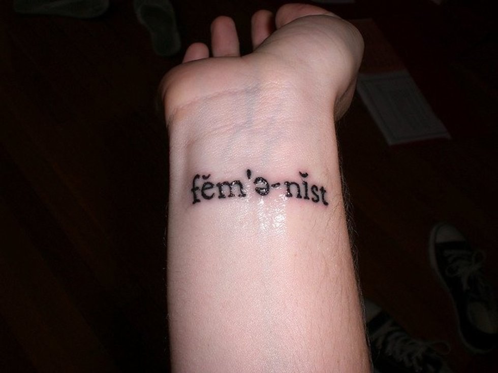 feminist tattoo