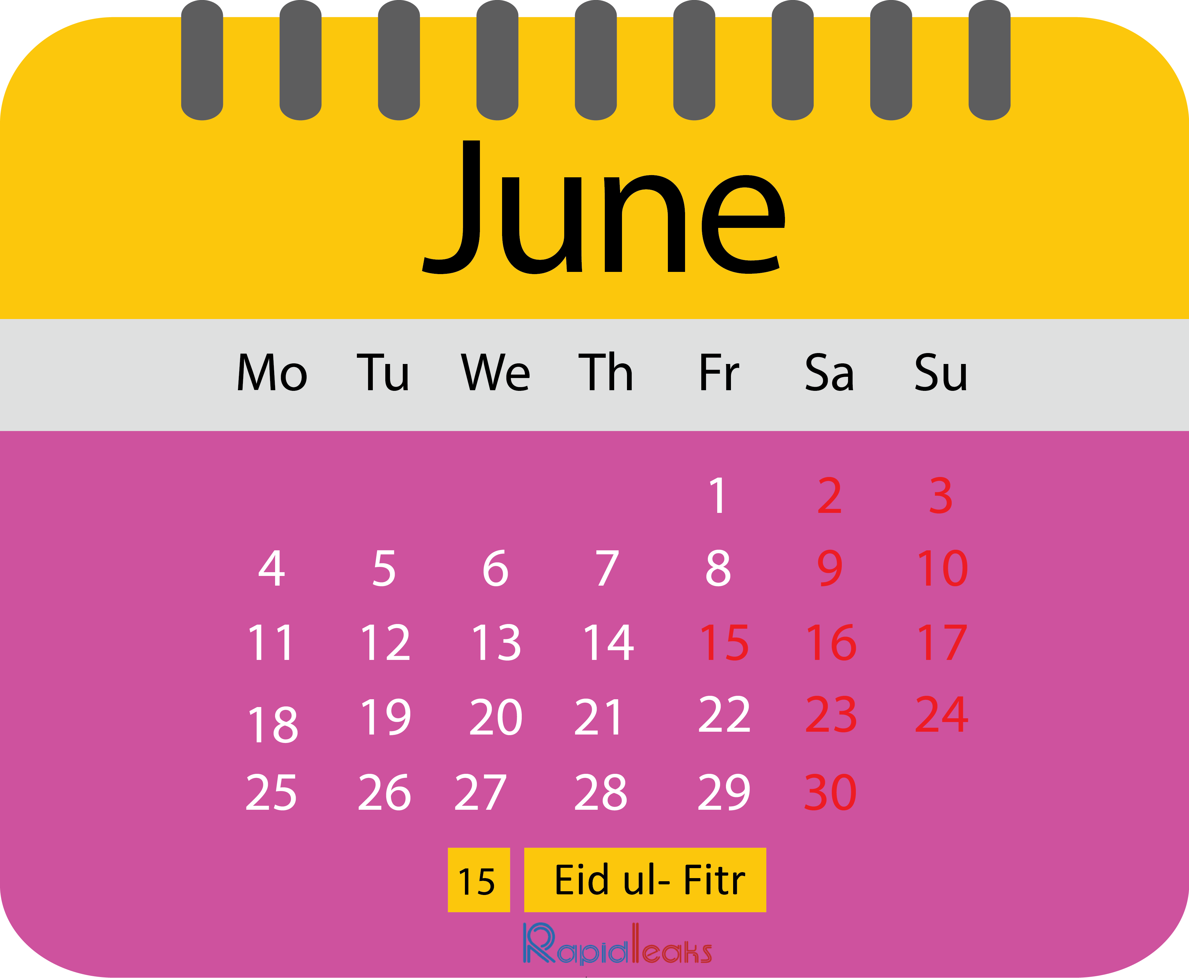 M calendar