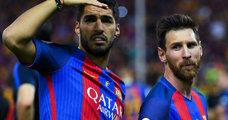 Lionel Messi And Luis Suarez