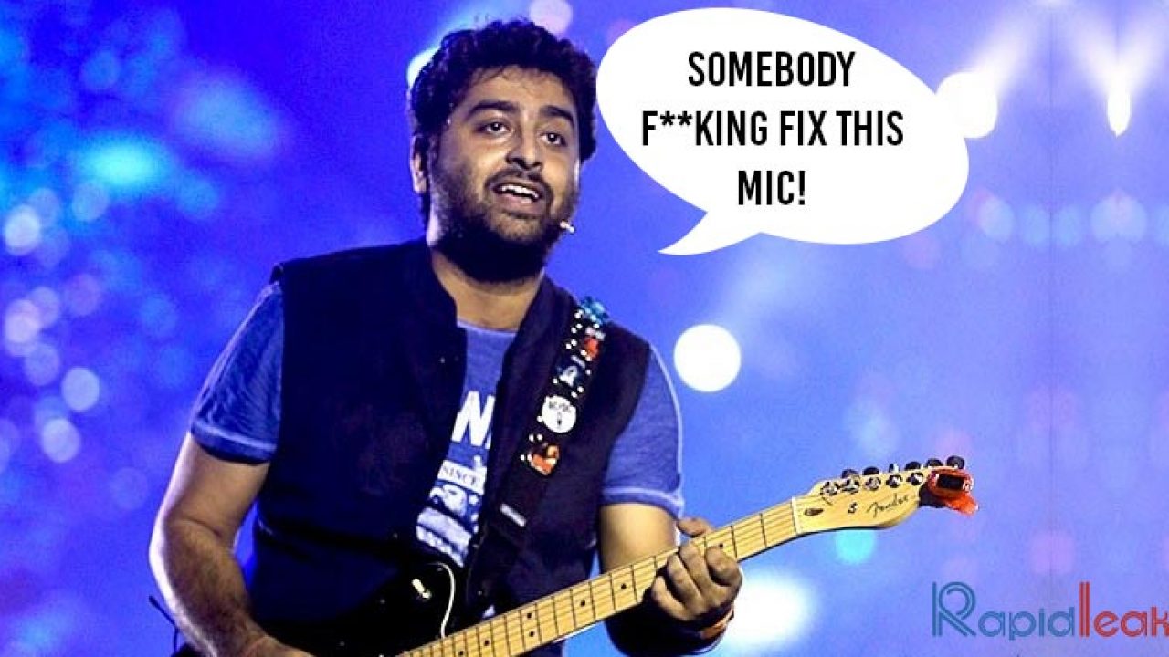 Arijit Singh Yells “Somebody F**king Fix This Mic!” At A Concert In This  Viral Video