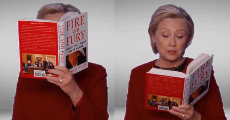 Hillary Clinton Read Excerpts From ‘Fire And Fury’, And All That Happened At 2018 Grammy