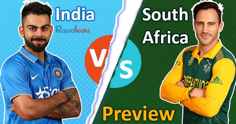 India vs South Africa 2018 Preview