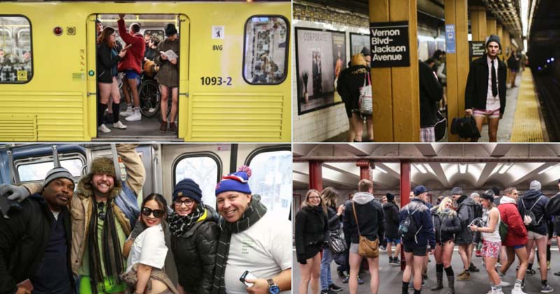 New York No Pants Subway Ride