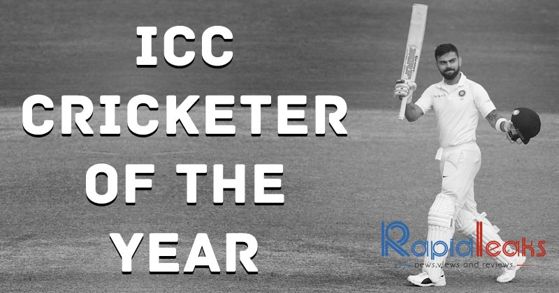 Virat Kohli ICC Cricketer of the Year 2018