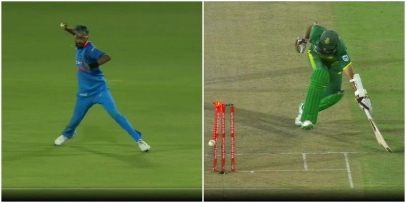 Pandya's swift pick-up and accurate throw caught Amla short of his crease by the narrowest of margins