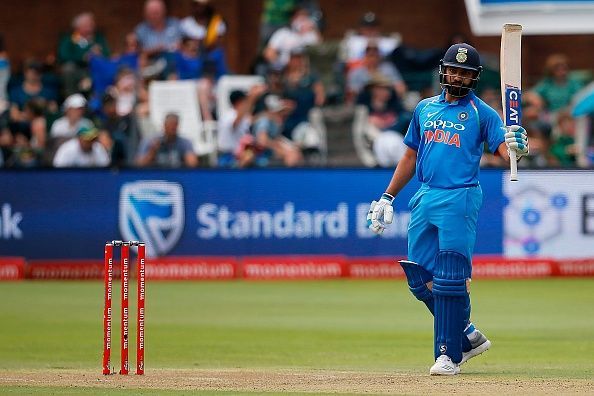 Rohit rought up his 17th ODI century at Port Elizabeth