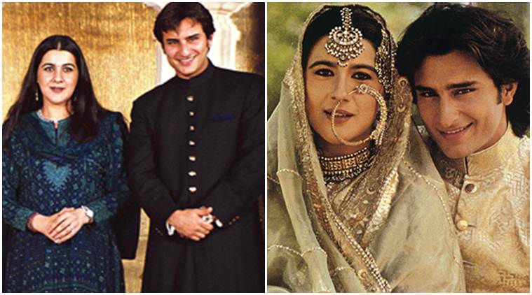 Amrita Singh and Saif Ali Khan