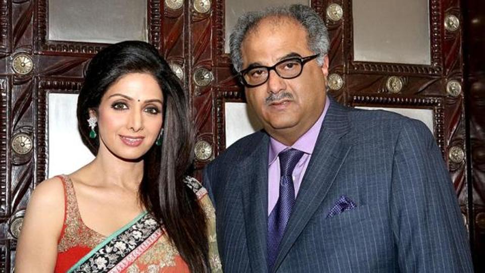 Boney Kapoor and Sridevi