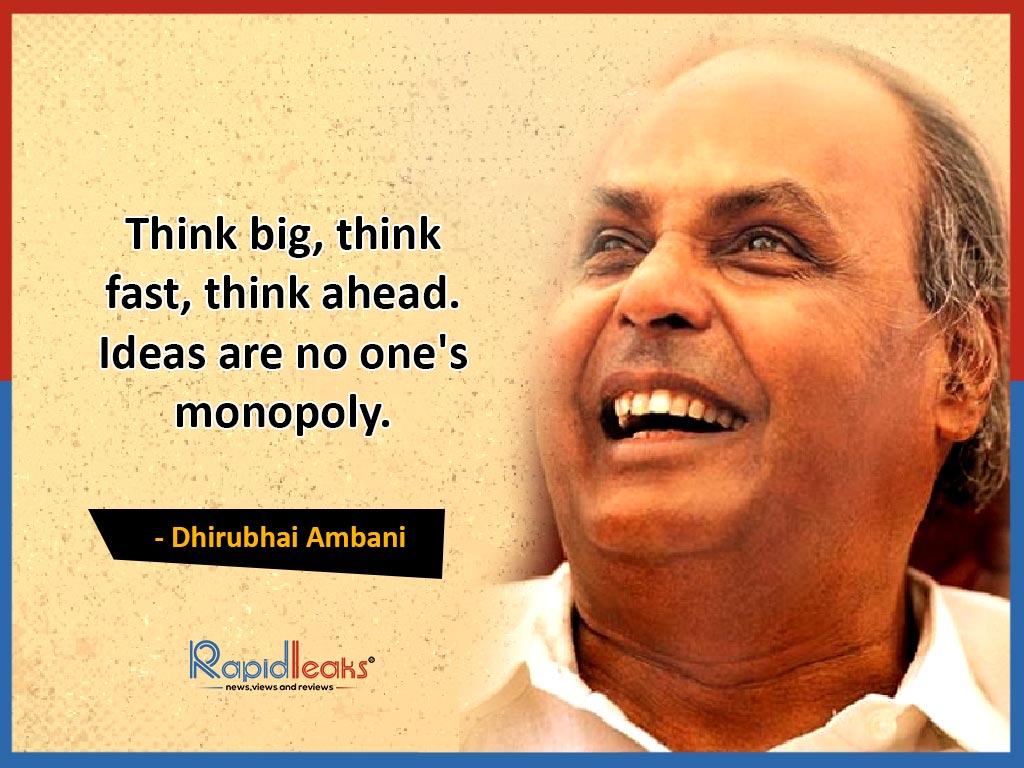 43 Famous Quotes By Dhirubhai Ambani That Will Shed Light Onto A Different  Side Of His Personality