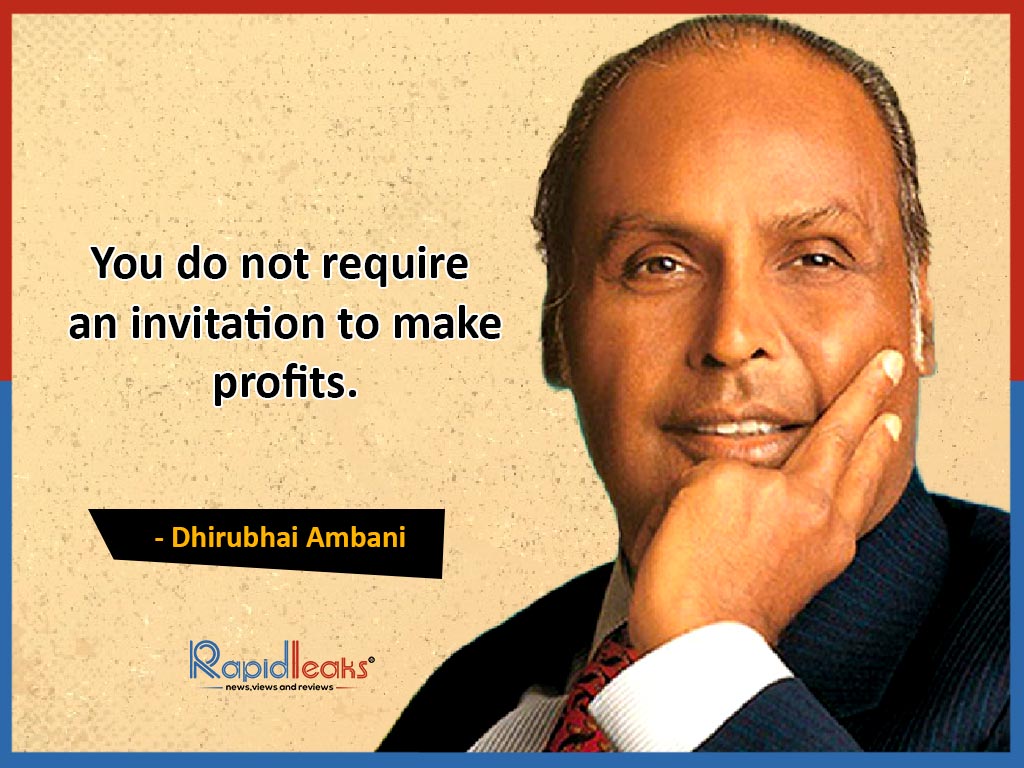 Dhirubhai Ambani  Dhirubhai ambani Motivational quotes in hindi Business  inspiration