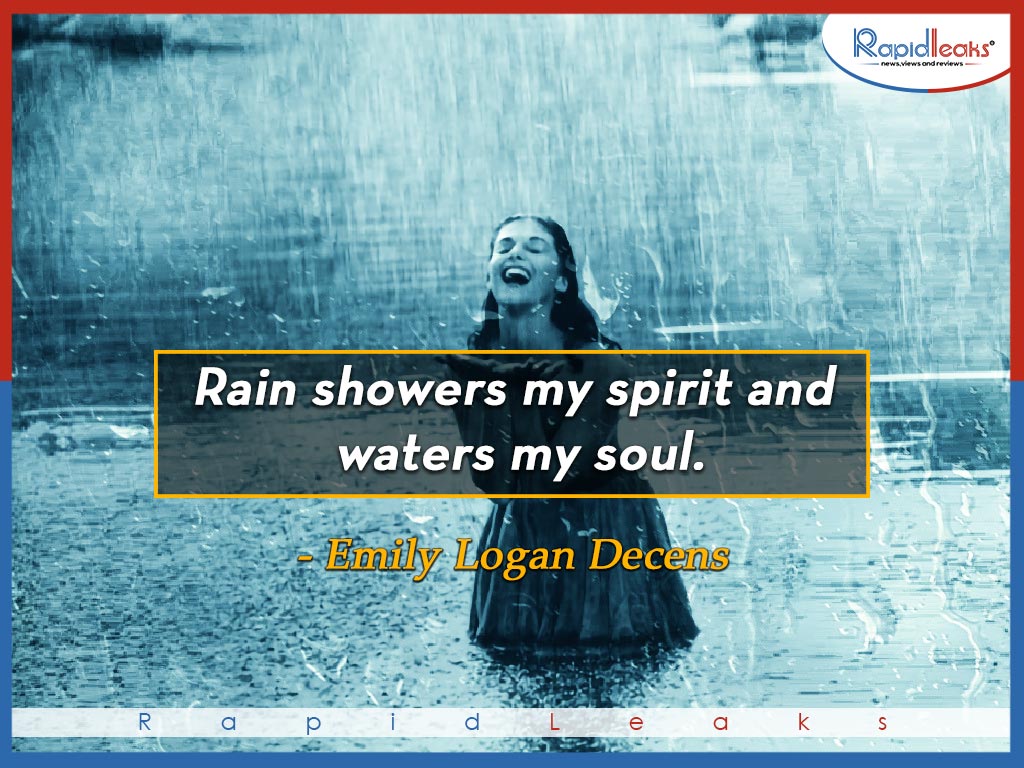 10 Quotes on Rain - Show you Sunshine in the Otherwise Gloomy Weather