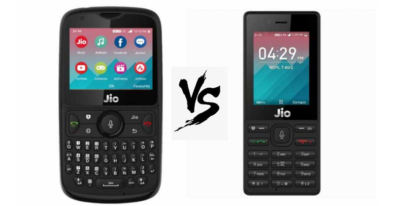 JioPhone 2 vs JioPhone