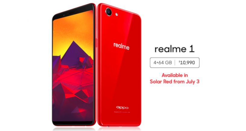 Realme 1 Solar Red