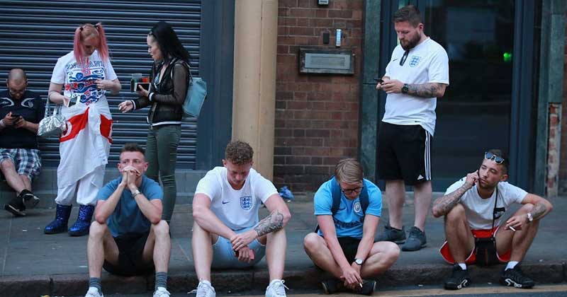fans after england loss in world cup 2018