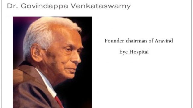 facts about Dr Govindappa Venkataswamy