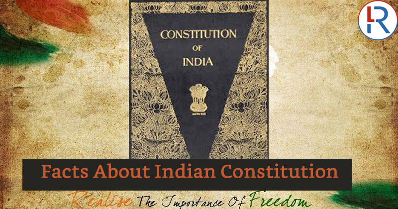 facts about indian constitution
