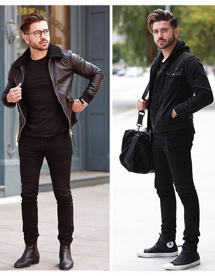 All black hot sale outfit mens