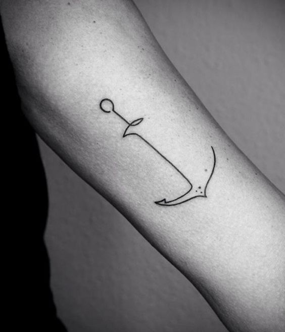 Single line tattoos