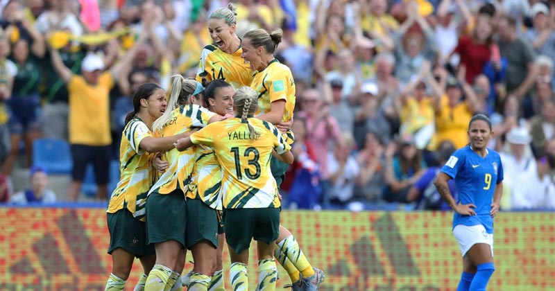 Australia beats brazil Women's World Cup