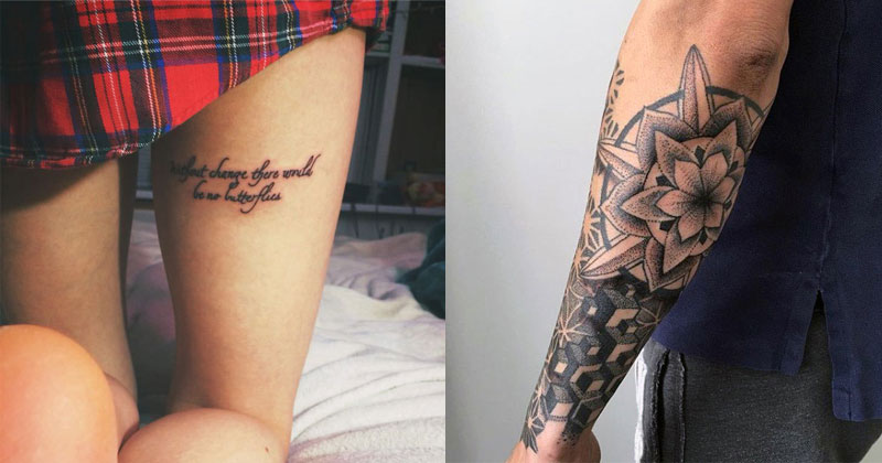 Least Painful Places To Get Tattoos