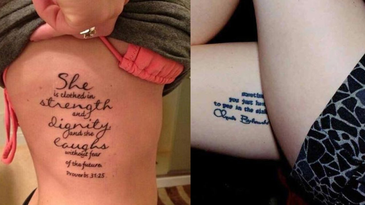 Here Are Some Of The Most Painful Places To Get A Tattoo On