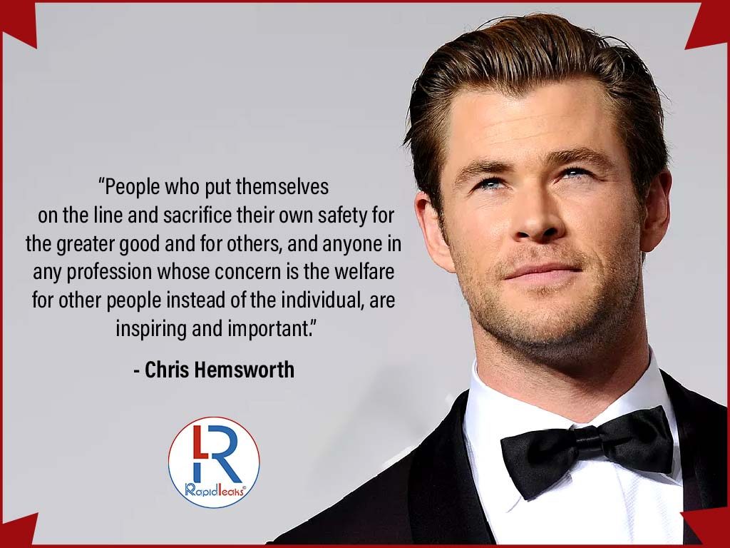 chris hemsworth quotes