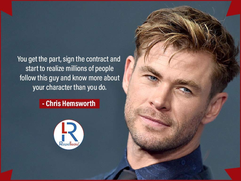 Chris Hemsworth Quote