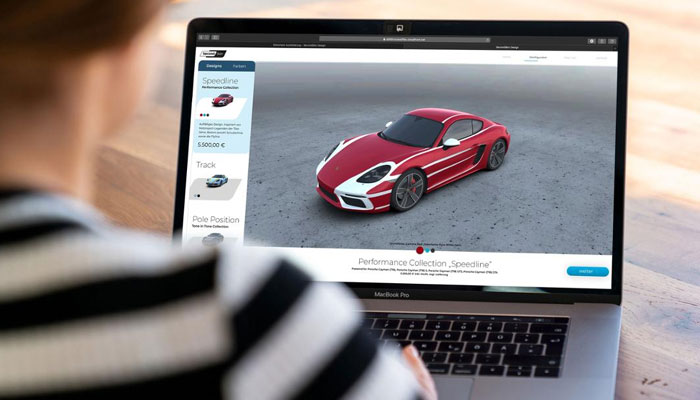 Porsche online platform
