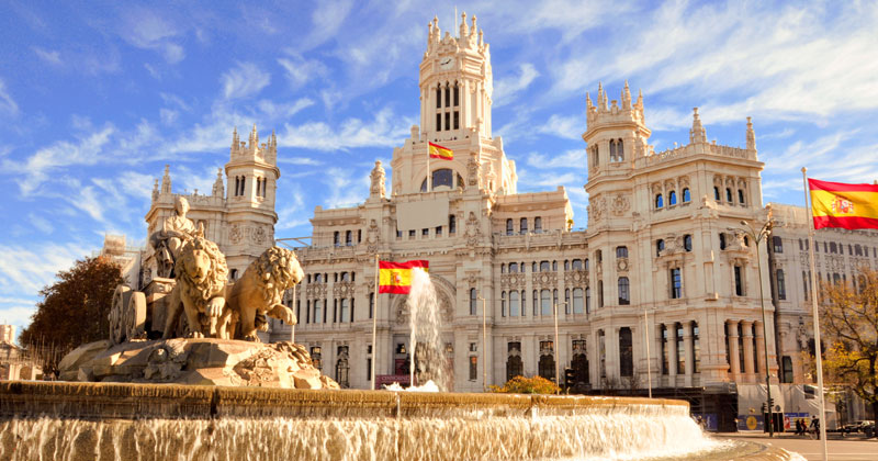 tourist arrivals in Spain for 2019
