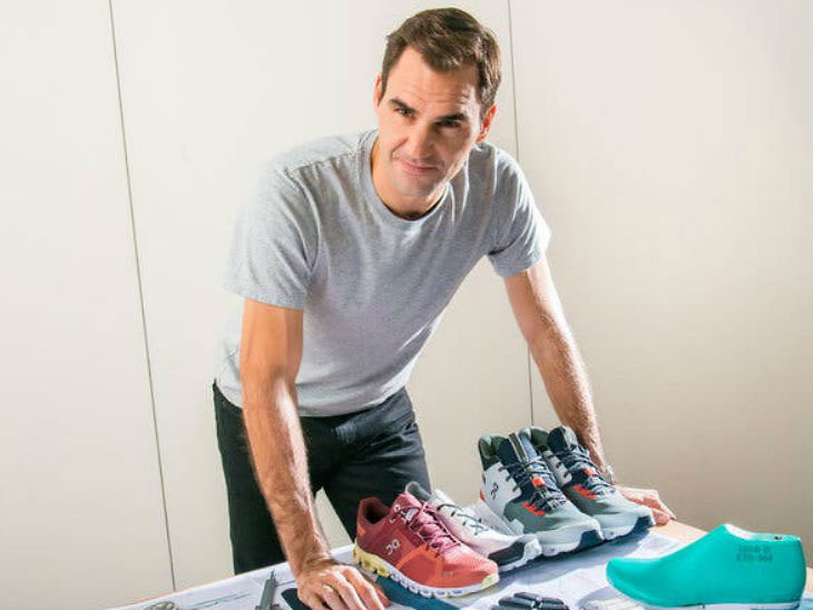 Roger federer shoe collection